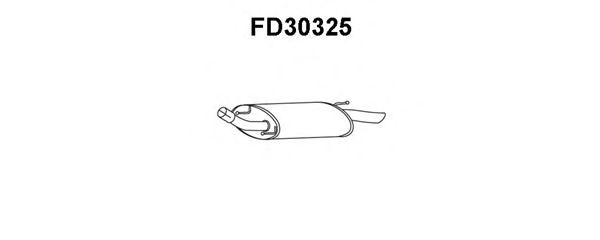 Bagerste lyddæmper FD30325