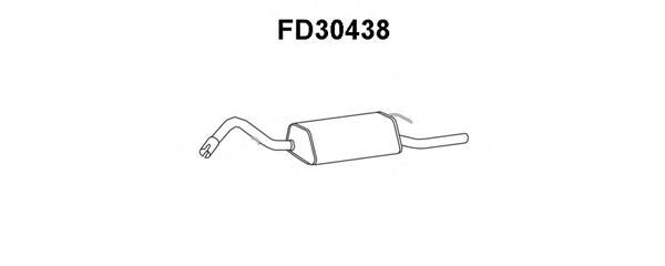 Silenciador posterior FD30438