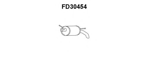 Endschalldämpfer FD30454