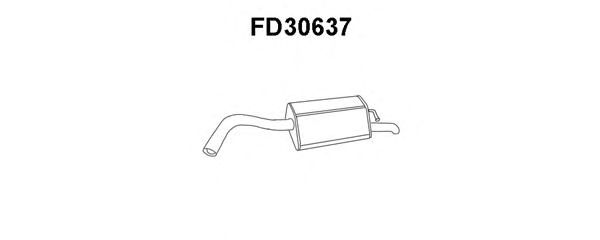 Silenciador posterior FD30637