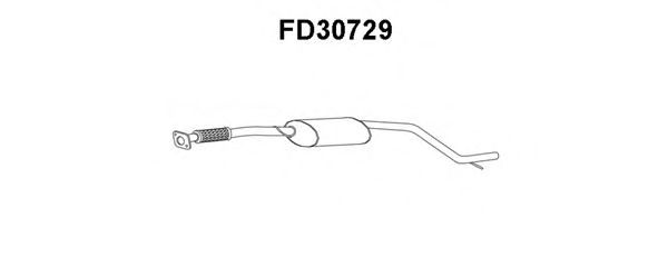Silenciador posterior FD30729