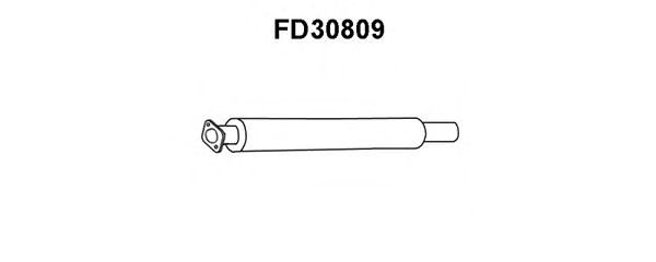 Silenziatore anteriore FD30809
