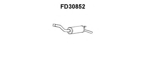 Глушитель выхлопных газов конечный FD30852