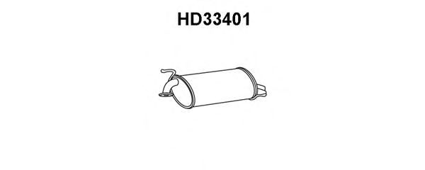 Endschalldämpfer HD33401