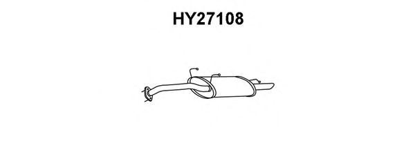 Silenziatore posteriore HY27108