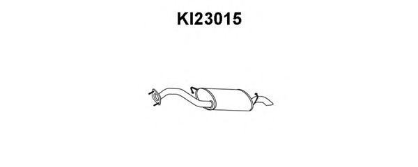 Silenziatore posteriore KI23015