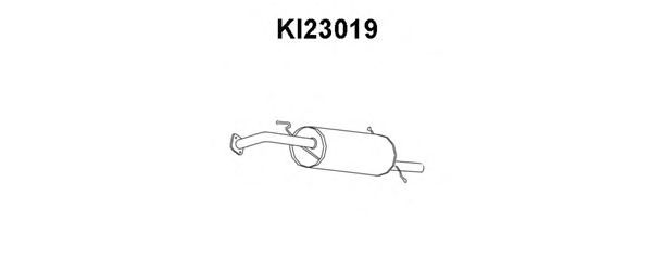 Глушитель выхлопных газов конечный KI23019