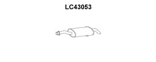 Silenciador posterior LC43053