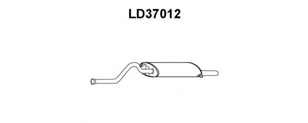 Silenciador posterior LD37012
