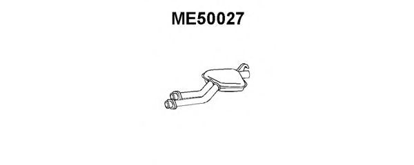 Средний глушитель выхлопных газов ME50027