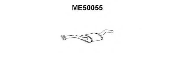 Midterste lyddæmper ME50055