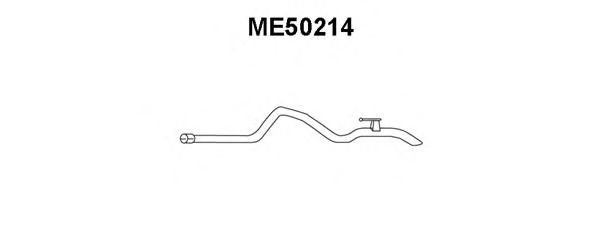 Tubo de escape ME50214
