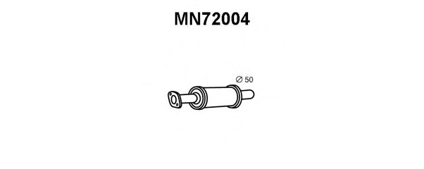 Front Silencer MN72004