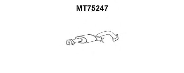 Silenciador posterior MT75247