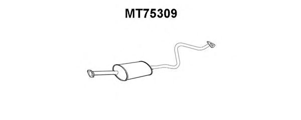 Silenziatore anteriore MT75309