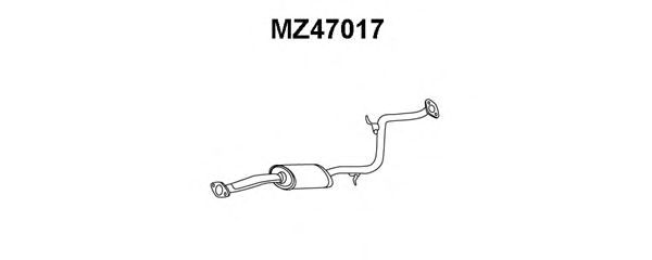 Silenziatore anteriore MZ47017