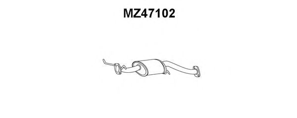 Silenciador posterior MZ47102
