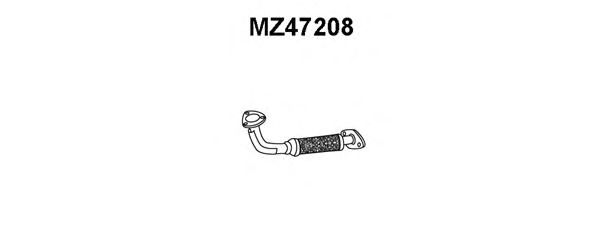 Труба выхлопного газа MZ47208