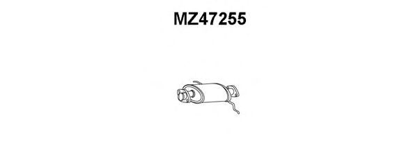 Предглушитель выхлопных газов MZ47255