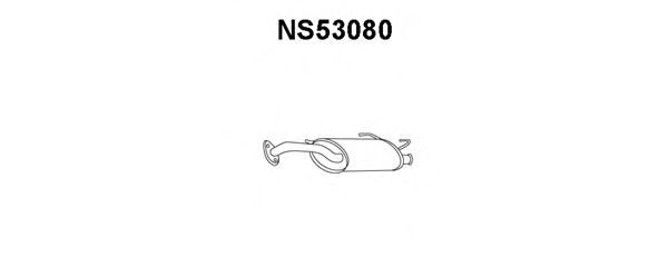 Silenziatore posteriore NS53080