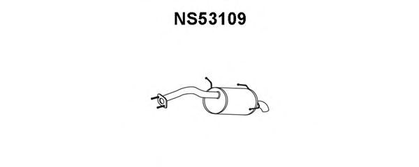 Silenziatore posteriore NS53109