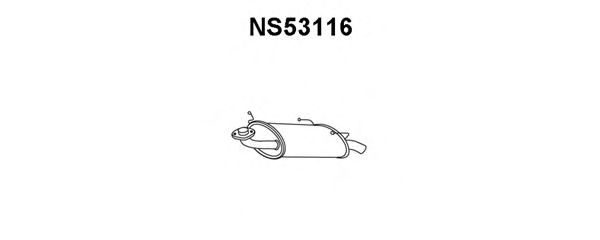 Takaäänenvaimentaja NS53116