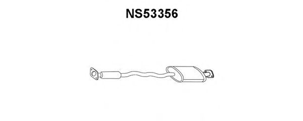 Предглушитель выхлопных газов NS53356