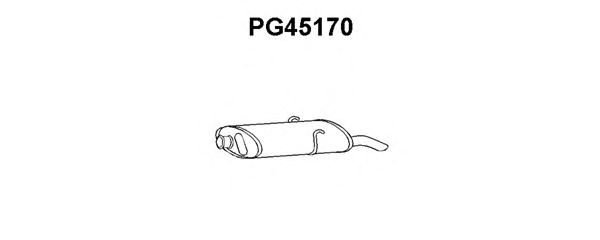 Silenciador posterior PG45170