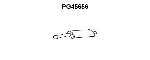 Предглушитель выхлопных газов PG45656