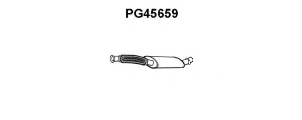 Silenziatore anteriore PG45659