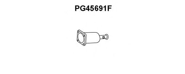 Сажевый / частичный фильтр, система выхлопа ОГ PG45691F