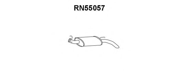 Silenciador posterior RN55057