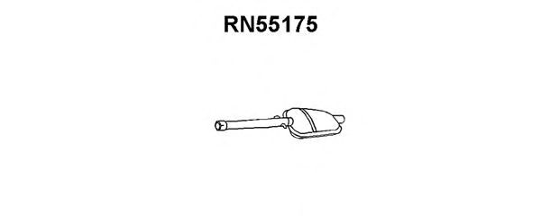 Silenziatore anteriore RN55175