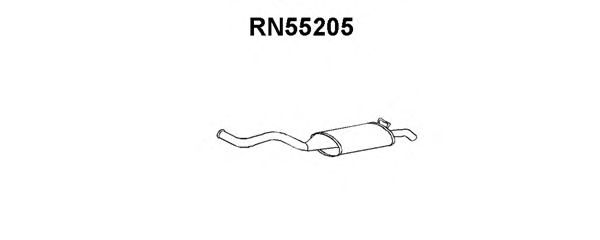 Silenciador posterior RN55205