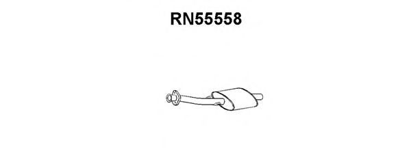 Silenziatore anteriore RN55558