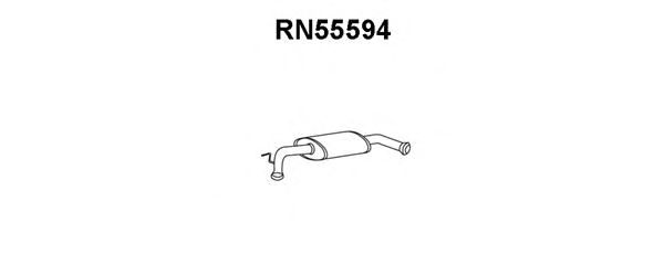 Предглушитель выхлопных газов RN55594