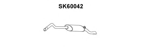 Silencieux arrière SK60042