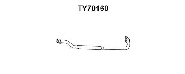 Front Silencer TY70160