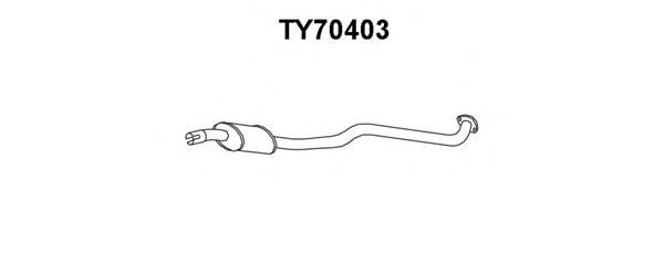 Front Silencer TY70403
