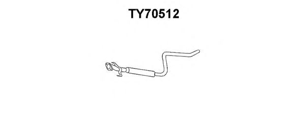 Front Silencer TY70512