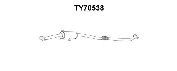 Front Silencer TY70538
