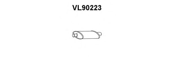 Предглушитель выхлопных газов VL90223