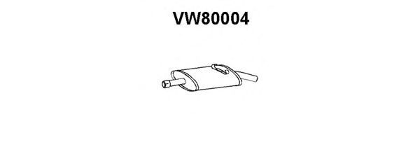 Einddemper VW80004