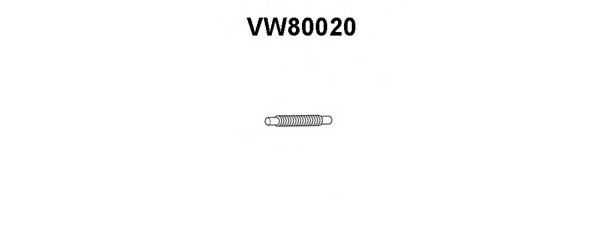 Κυματ. σωλήνας, σύστ. εξάτμισης VW80020