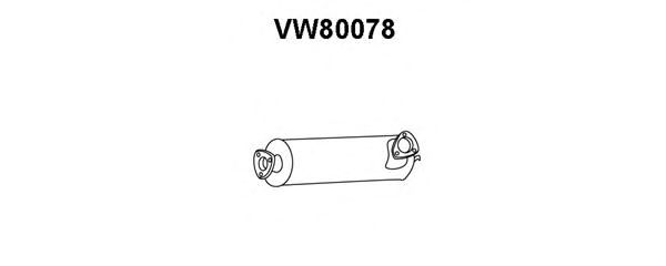 Vorschalldämpfer VW80078