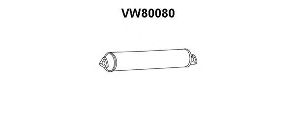 Silenciador posterior VW80080