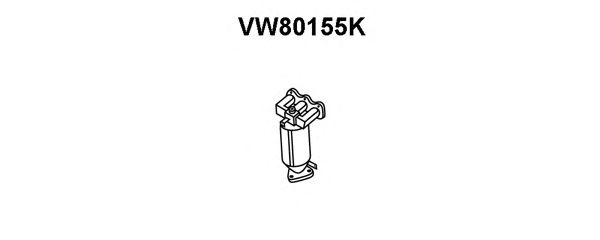 Grenrörskatalysator VW80155K