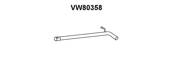 Exhaust Pipe VW80358