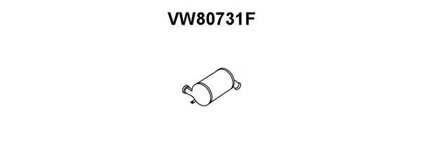 Soot/Particulate Filter, exhaust system VW80731F