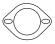 Gasket, exhaust pipe 034016